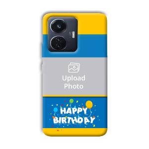 Happy Birthday Customized Printed Back Cover for Vivo T1