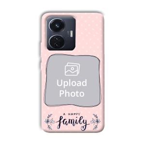 Happy Family Customized Printed Back Cover for Vivo T1