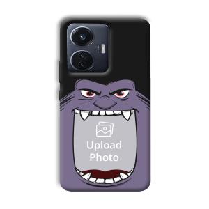 Purple Monster Customized Printed Back Cover for Vivo T1