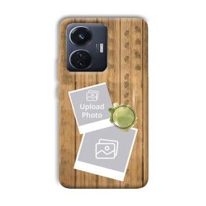 Wooden Photo Collage Customized Printed Back Cover for Vivo T1