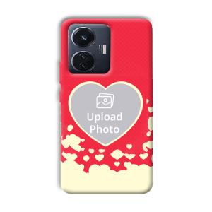 Heart Customized Printed Back Cover for Vivo T1