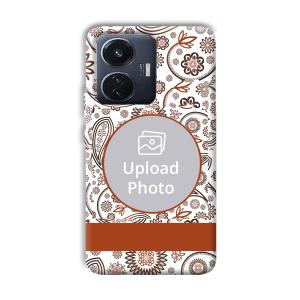 Henna Art Customized Printed Back Cover for Vivo T1