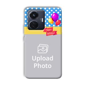 Happy Birthday Customized Printed Back Cover for Vivo T1