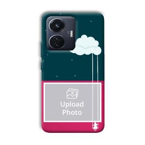 On The Clouds Customized Printed Back Cover for Vivo T1