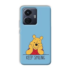 Winnie The Pooh Phone Customized Printed Back Cover for Vivo T1