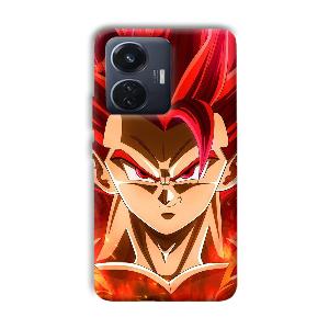 Goku Design Phone Customized Printed Back Cover for Vivo T1