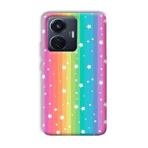 Starry Pattern Phone Customized Printed Back Cover for Vivo T1