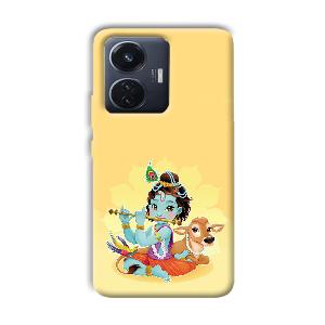 Baby Krishna Phone Customized Printed Back Cover for Vivo T1