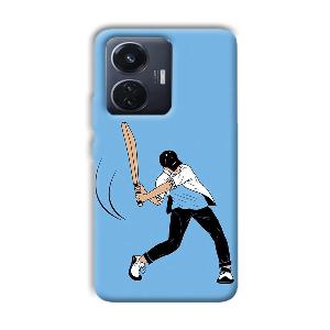 Cricketer Phone Customized Printed Back Cover for Vivo T1