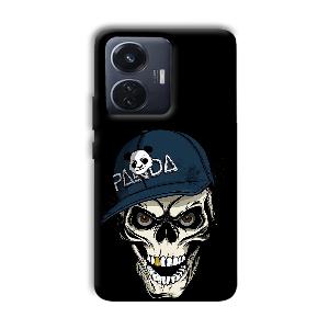 Panda & Skull Phone Customized Printed Back Cover for Vivo T1