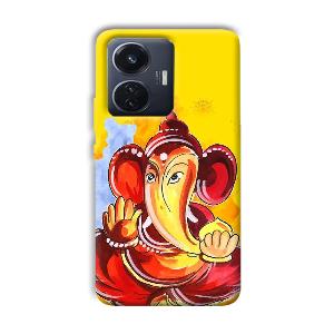 Ganesha Ji Phone Customized Printed Back Cover for Vivo T1