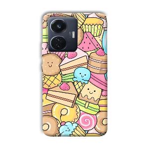 Love Desserts Phone Customized Printed Back Cover for Vivo T1