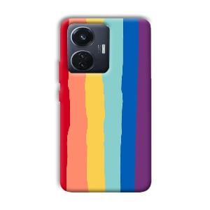 Vertical Paint Phone Customized Printed Back Cover for Vivo T1