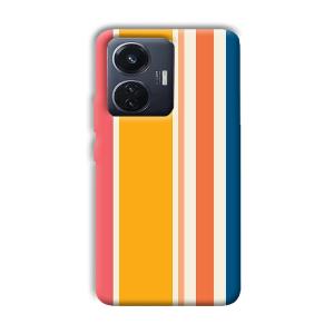Colorful Pattern Phone Customized Printed Back Cover for Vivo T1