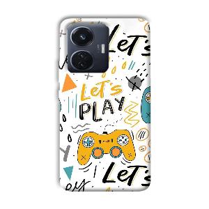 Let's Play Phone Customized Printed Back Cover for Vivo T1