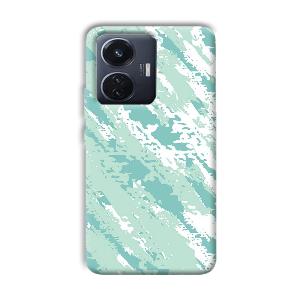 Sky Blue Design Phone Customized Printed Back Cover for Vivo T1