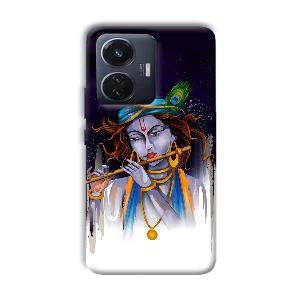 Krishna Phone Customized Printed Back Cover for Vivo T1