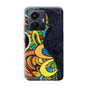 Pattern   Phone Customized Printed Back Cover for Vivo T1