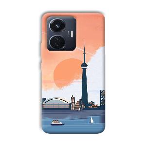 City Design Phone Customized Printed Back Cover for Vivo T1
