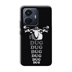 Dug Phone Customized Printed Back Cover for Vivo T1