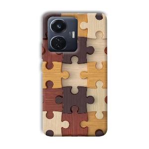 Puzzle Phone Customized Printed Back Cover for Vivo T1