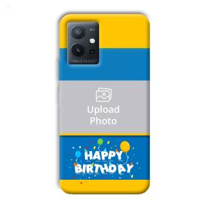 Happy Birthday Customized Printed Back Cover for Vivo T1 5G