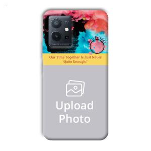 Best Friend Quote Customized Printed Back Cover for Vivo T1 5G