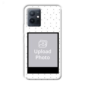 White Background  Customized Printed Back Cover for Vivo T1 5G
