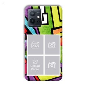 Pop of Colors Customized Printed Back Cover for Vivo T1 5G