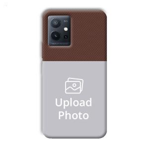 Brown Customized Printed Back Cover for Vivo T1 5G