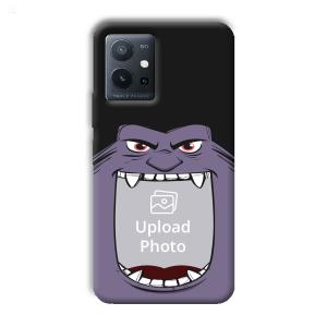 Purple Monster Customized Printed Back Cover for Vivo T1 Pro 5G