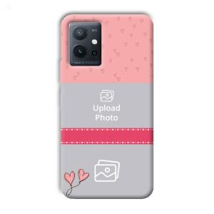 Pinkish Design Customized Printed Back Cover for Vivo T1 5G