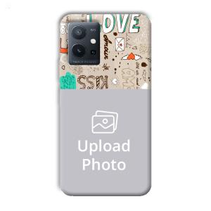 Love Customized Printed Back Cover for Vivo T1 5G