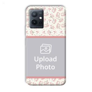 Leafy Design Customized Printed Back Cover for Vivo T1 Pro 5G