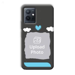 Love & Clouds Customized Printed Back Cover for Vivo T1 5G