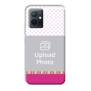 Baby Pink Design Customized Printed Back Cover for Vivo T1 5G