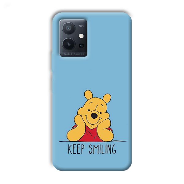 Winnie The Pooh Phone Customized Printed Back Cover for Vivo T1 5G