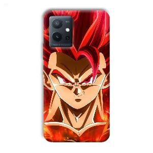 Goku Design Phone Customized Printed Back Cover for Vivo T1 5G