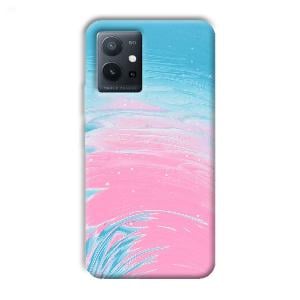 Pink Water Phone Customized Printed Back Cover for Vivo T1 5G