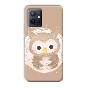 Owlet Phone Customized Printed Back Cover for Vivo T1 5G