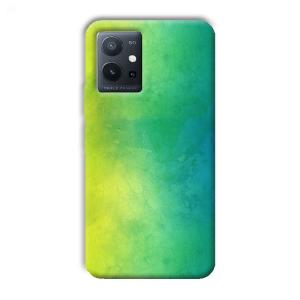 Green Pattern Phone Customized Printed Back Cover for Vivo T1 Pro 5G