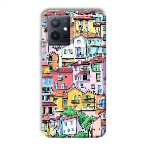 Colorful Alley Phone Customized Printed Back Cover for Vivo T1 5G