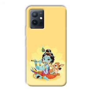 Baby Krishna Phone Customized Printed Back Cover for Vivo T1 5G