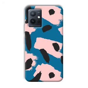 Black Dots Pattern Phone Customized Printed Back Cover for Vivo T1 5G