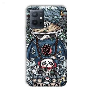 Panda Q Phone Customized Printed Back Cover for Vivo T1 5G