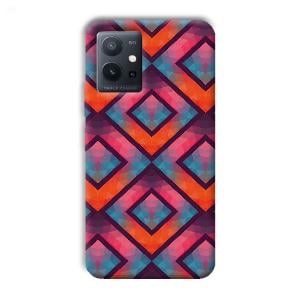 Colorful Boxes Phone Customized Printed Back Cover for Vivo T1 5G