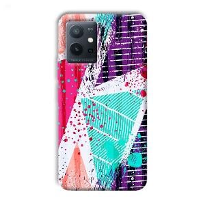Paint  Phone Customized Printed Back Cover for Vivo T1 5G