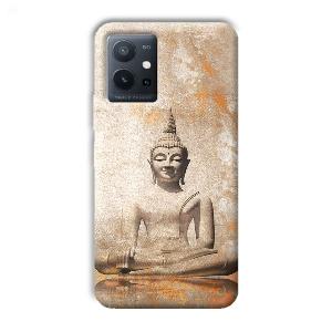 Buddha Statute Phone Customized Printed Back Cover for Vivo T1 5G