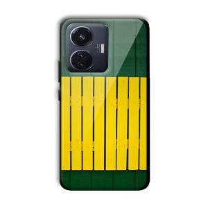 Yellow Fence Customized Printed Glass Back Cover for Vivo T1