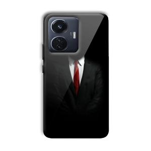Hitman Customized Printed Glass Back Cover for Vivo T1